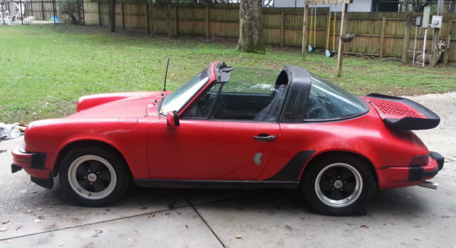 1982 porsche 911sc targa, numbers matching, easy restoration project