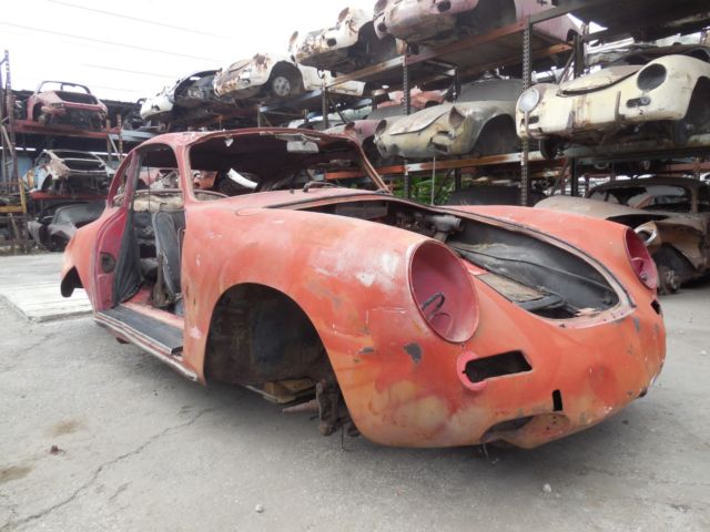 1963 porsche 356 b coupe t6 356b project car for parts or restoration