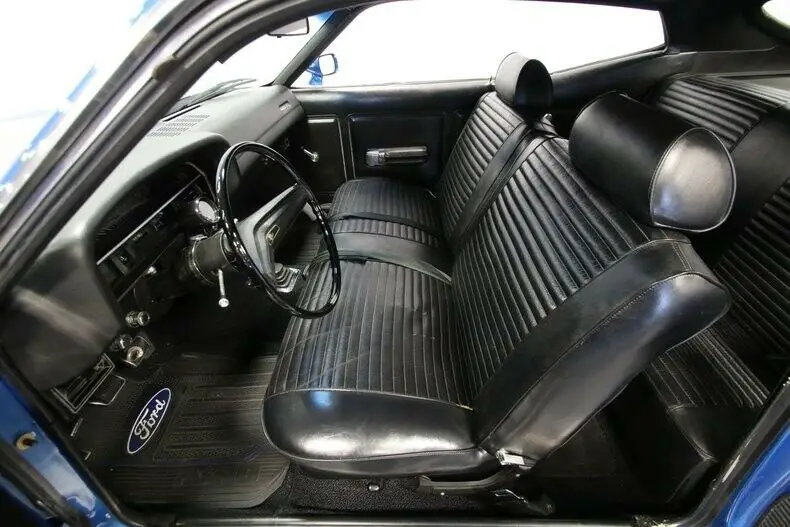 classic vintage chrome fomoco big block manual transmission black vinyl interior