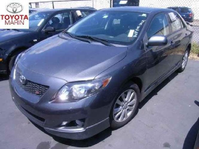2010 toyota corolla s..one owner in san rafael, ca