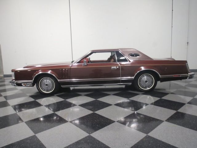 1977 lincoln continental mark v 76785 miles burgundy coupe 460 v8 automatic