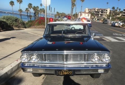 1964 ford galaxy california police car-complete restoration. v8, automatic
