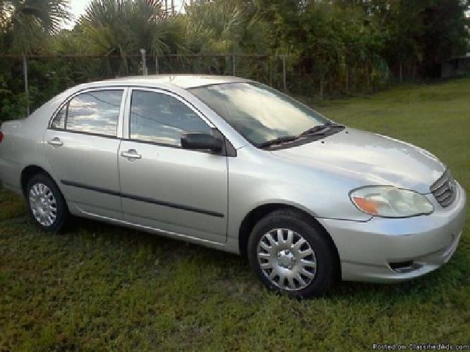 obo used 2003 toyota corolla ce in clearwater, fl