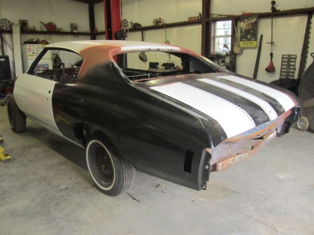 1970 chevelle rolling chasis project with engine & trans