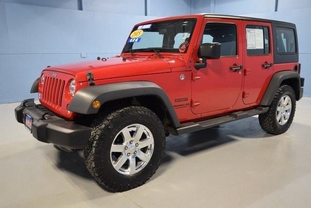 used 2015 jeep wrangler 4wd unlimited sport evansville, in 47714 for sale in evansville, indiana