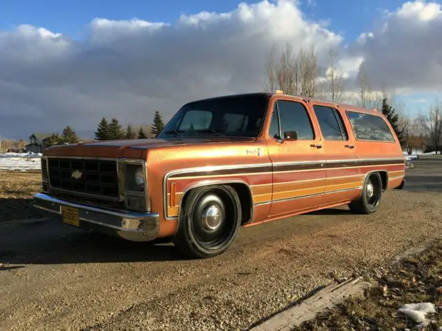 custom hotrod/ratrod 1979 c10 suburban with built bb 454 holley efi, no reserve!