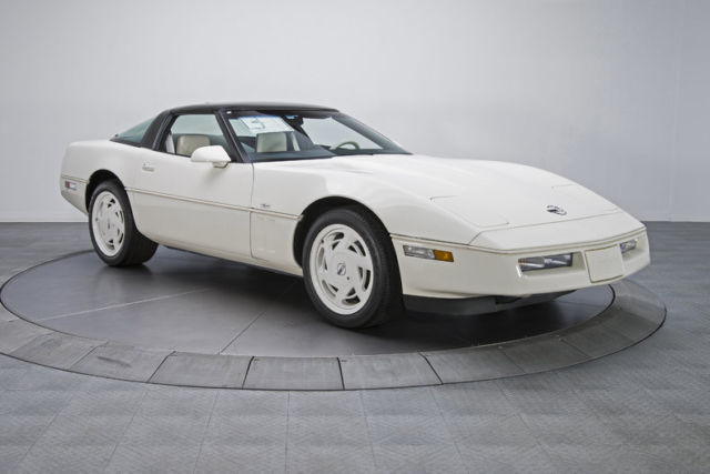 1988 chevrolet corvette 35th anniversary 902 miles white coupe 350 v8 4 speed au