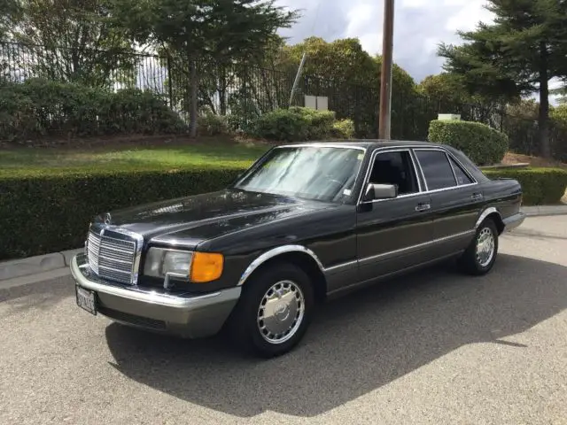 1991 mercedes benz 300 se black on black no reserve