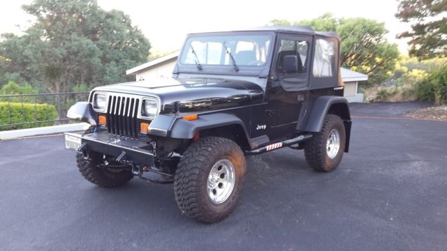 jeep wrangler yj - classic vehicle, motorhome toad - turnkey ready for towing