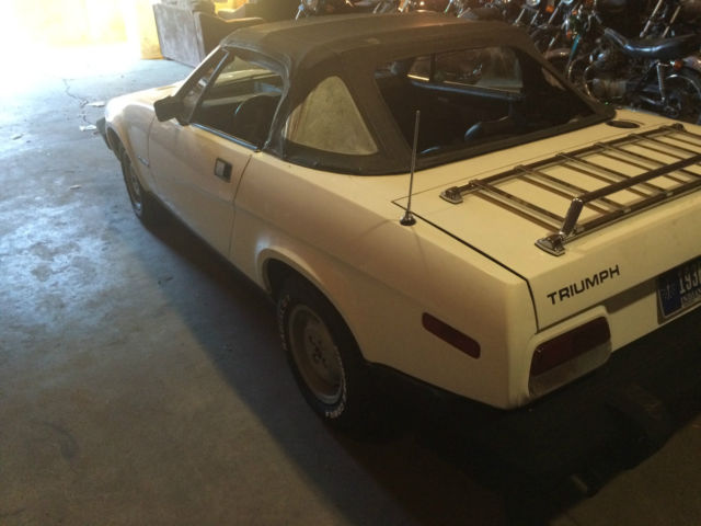 1981 triumph tr7 convertible barn find 6k miles!!