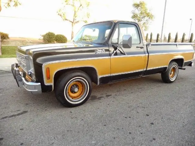 1975 gmc gentleman jim c15 real 85000 mile calif truck not a sign of rust