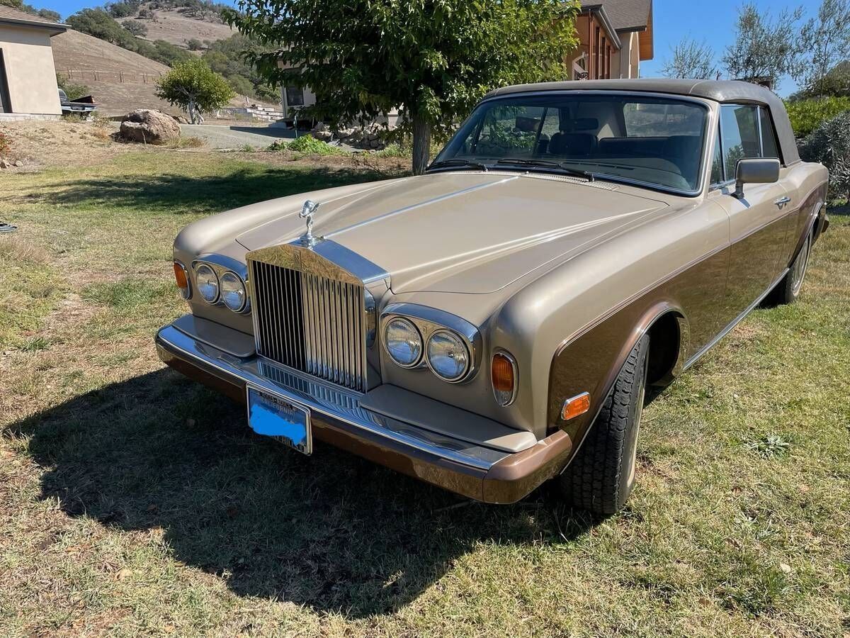 1986 rolls-royce corniche convertible