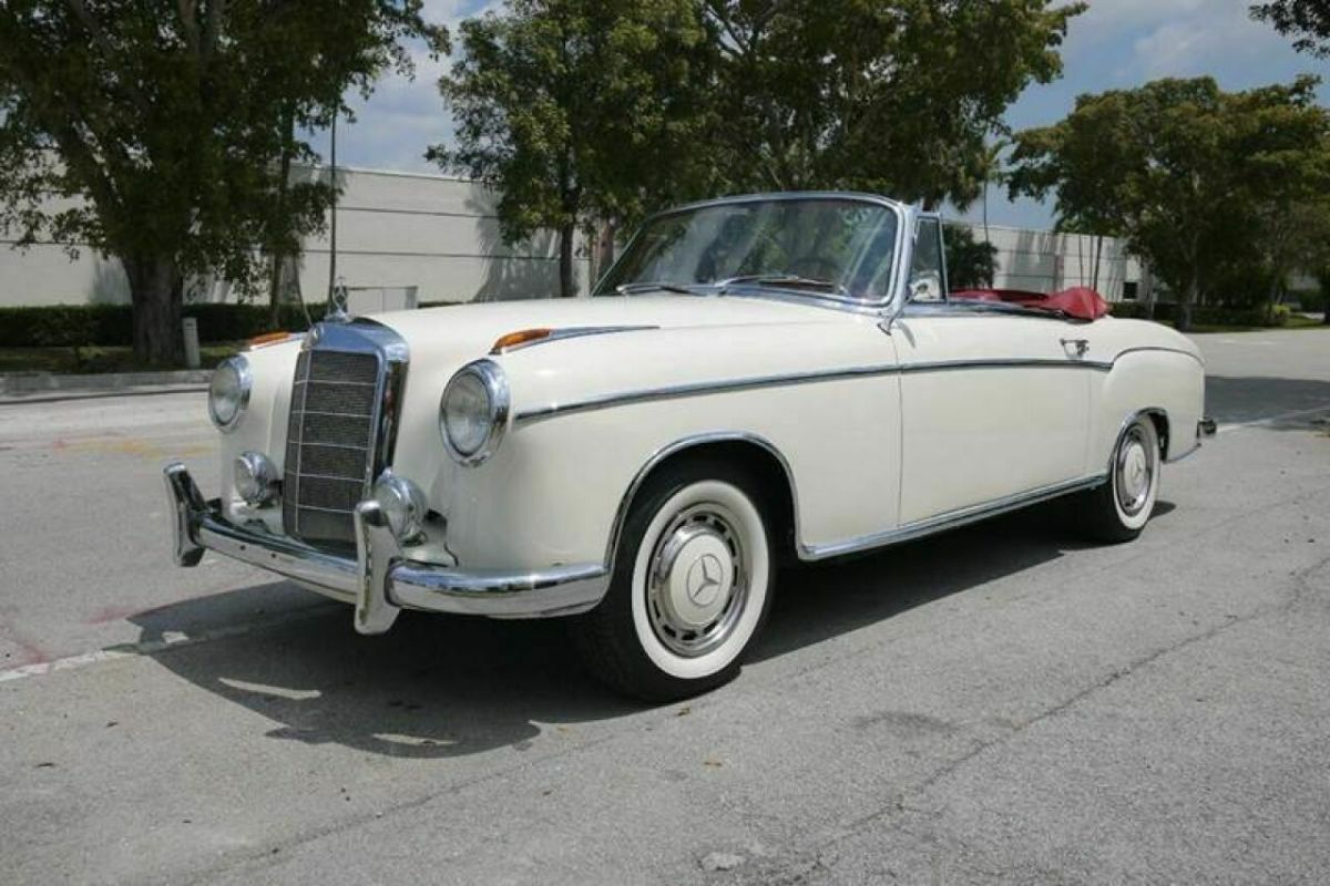 performance auto wholesalers 220s cabriolet white convertible miami