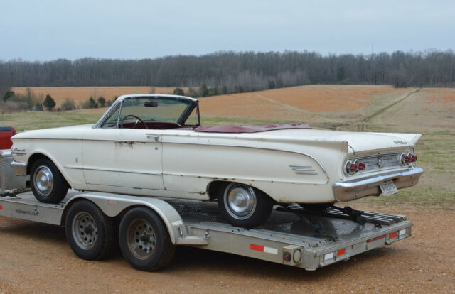 1963 mercury comet custom convertible fixer-upper-same owner 35 years