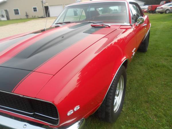 1967 chevrolet camaro true rs/ss