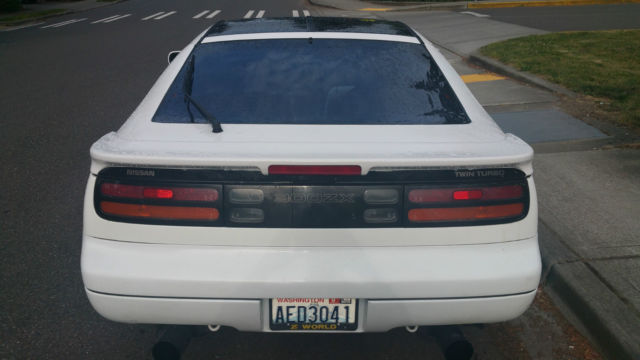 90 nissan 300zx twin turbo z32 2+0 5 speed t-top