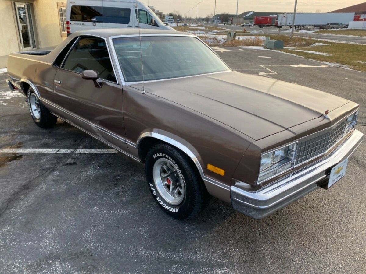 1984 chevrolet el camino- no reserve - 36 years same family owned - true 1 owner