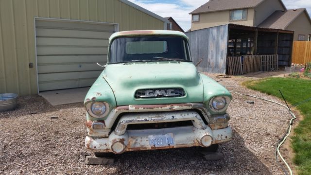 1955 gmc 150 with 248 ci inline 6