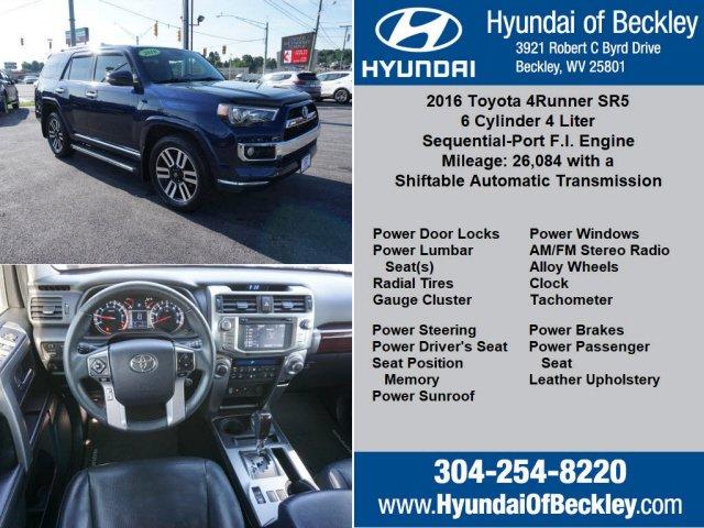 used 2016 toyota 4runner sr5 beckley, wv 25801 for sale in beckley, west virginia