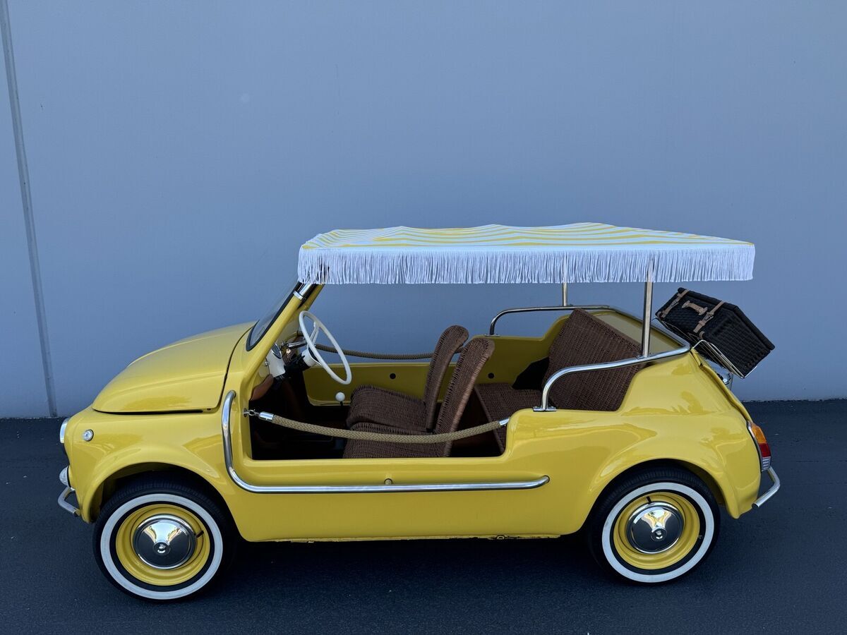 1971 fiat 500l yellow jolly