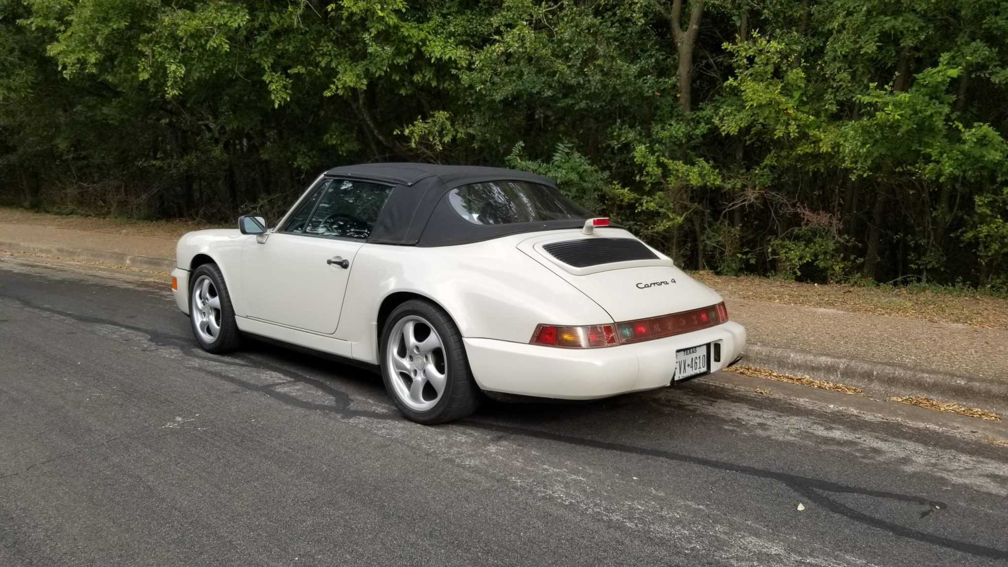 1990 porsche 911 carrera 4 cabriolet 5-speed