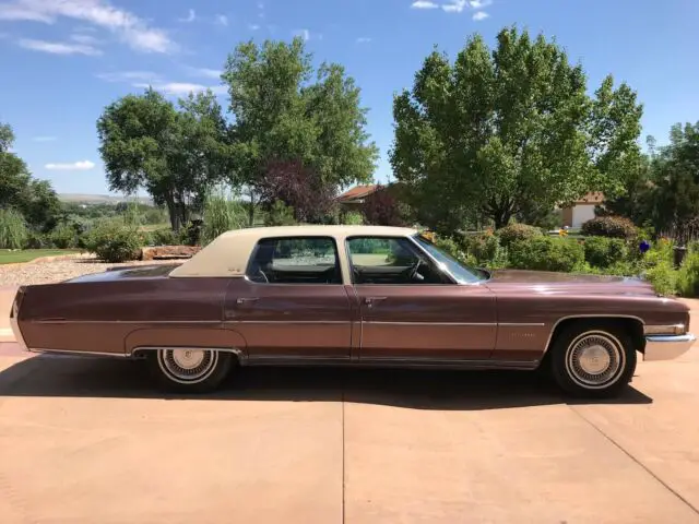 1971 fleetwood 60 brougham, beautiful primrose firemist, only 36k actual miles!