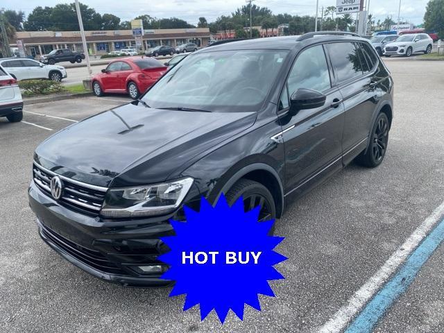 2021 volkswagen tiguan 2.0t se r-line black