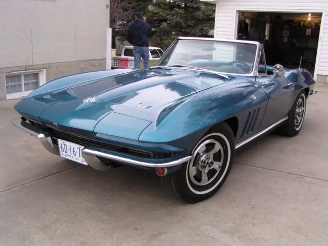 1966 chevrolet corvette stingray convertible four speed