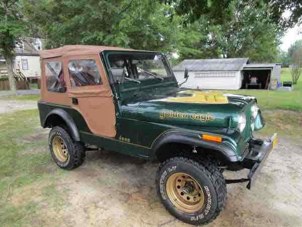 1982 jeep cj5 suv green 4wd manual cj5