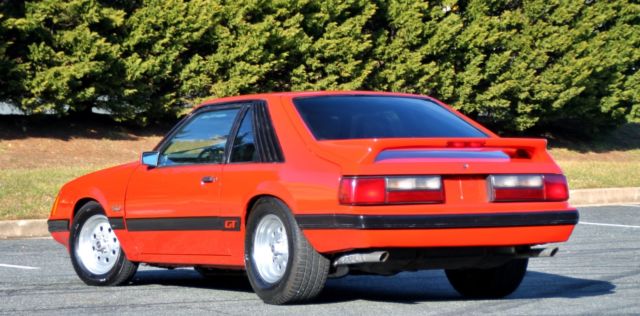 no reserve 70k original miles 1986 ford mustang gt 5.0l 5 speed fastback clean