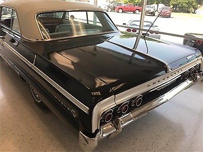 preowned 1964 chevrolet impala ss manual transmission v8 engine black 2d coupe