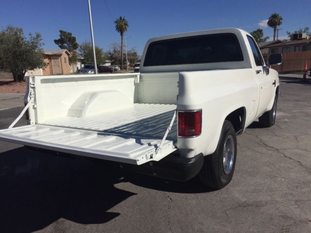 c10 shortbed fleetside 2wd. no reserve . clean title . 30k miles on motor
