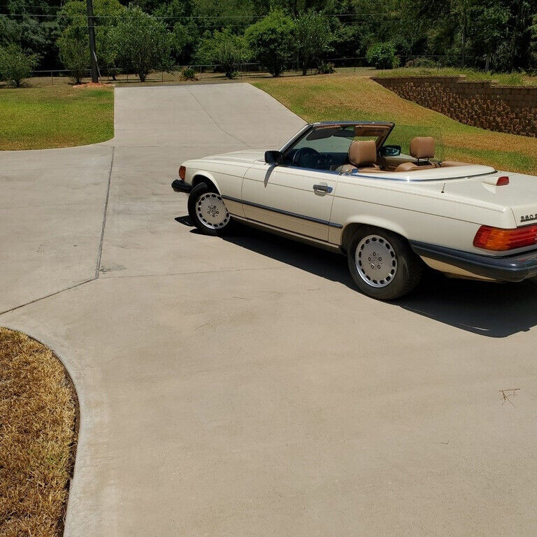 1987 mercedes-benz 560-class 560 sl convertible 5.6l v8 automatic rwd 52,800 mi
