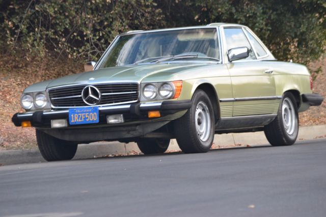 1977 mercedes benz 450sl convertible in california, no reserve, l@@k!