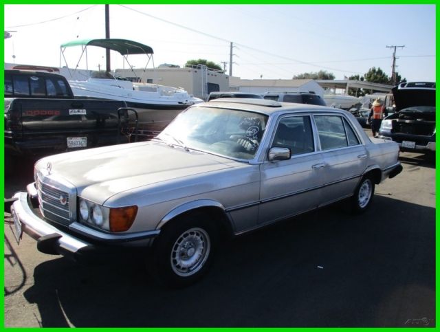 c 1976 meercedes-benz 450sel 4-door sedan 8-cylinder automatic gas no reserve