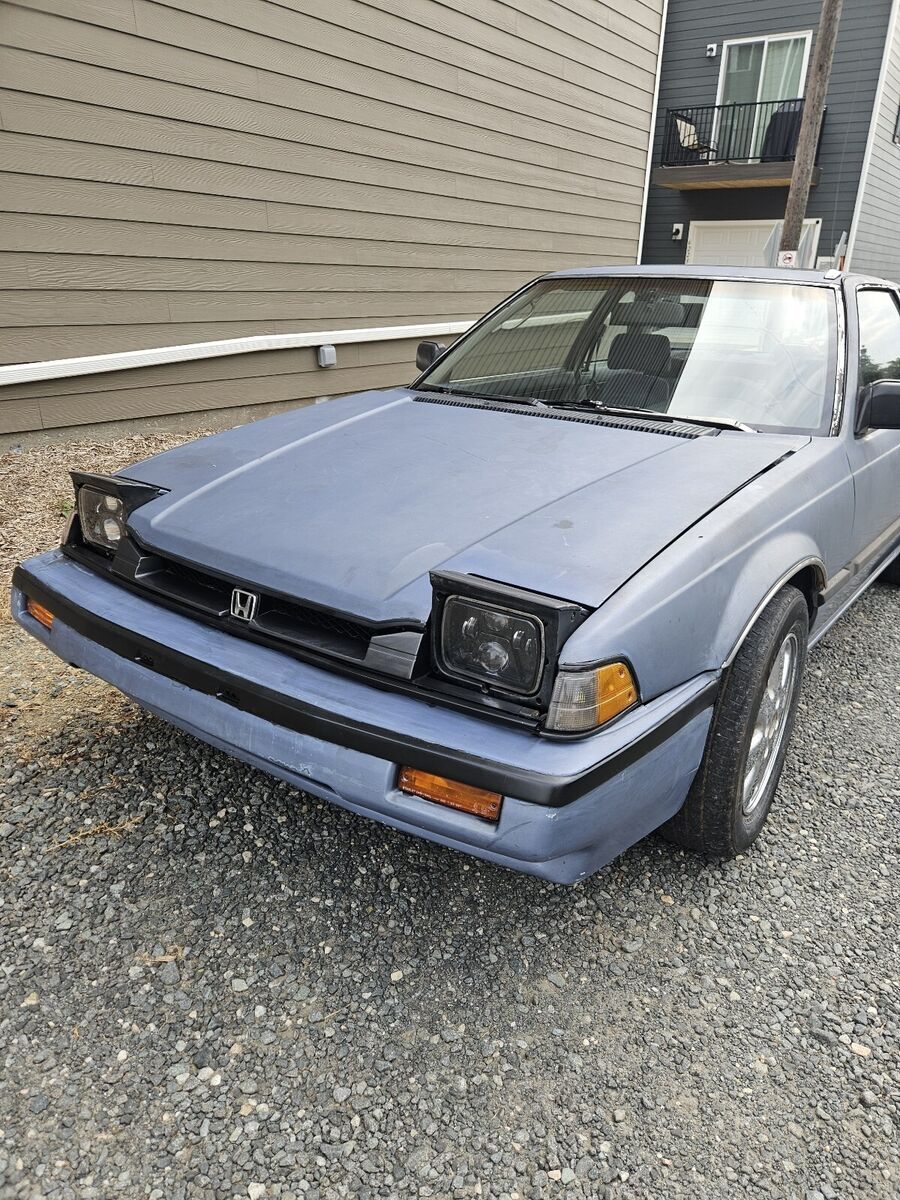 1987 honda prelude coupe blue 2.0si