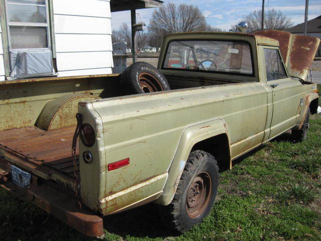 1970 jeep kaiser comanche 4 wd 350 v8 for parts or restore clear title