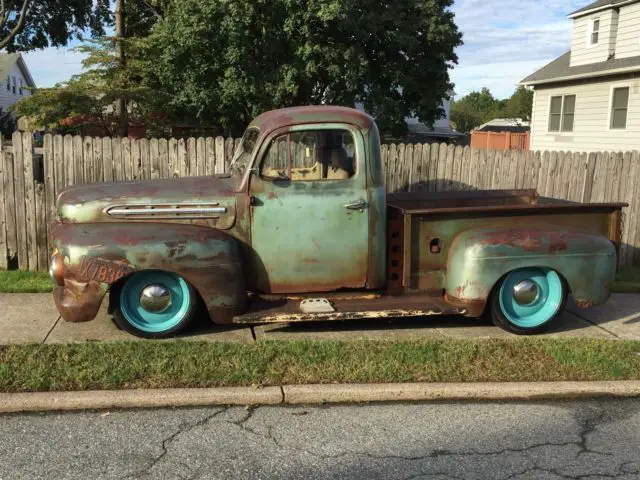 1951 ford f100 rat rod pickup