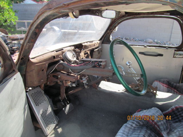 1938 dodge car rat rod w/100's of bullet holes eye catcher attention grabber