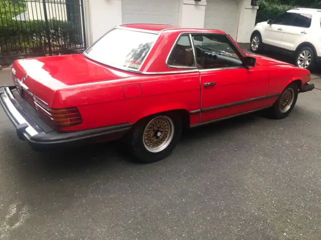 1982 mercedes-benz 380 sl convertible hard/soft top