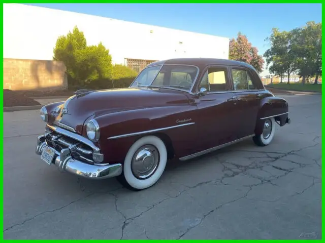 1952 plymouth cranbrook manual inline 6 rwd sedan 32,048 miles all original