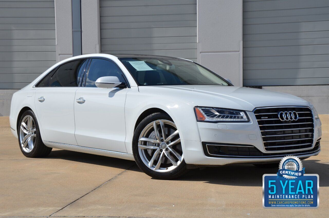 2015 audi a8 l 4.0t quattro $118k msrp nav bk/cam pano spts susp
