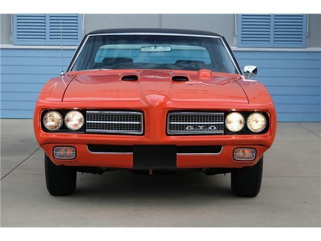 1969 pontiac gto judge carousel red 19344 miles