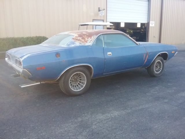 1972 dodge challenger 16735 miles blue coupe