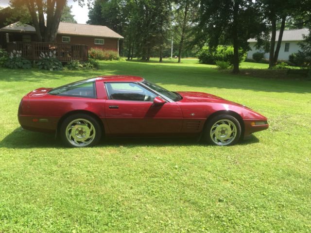 1993 corvette ruby 40th edition