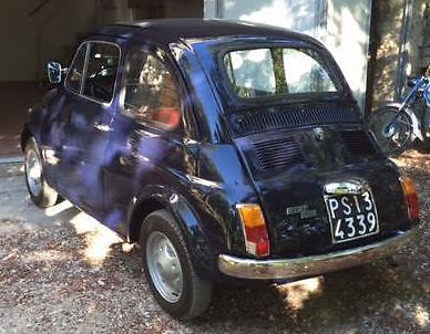 classic 1973 fiat 500--restored with all new parts--engine, interior, exterior