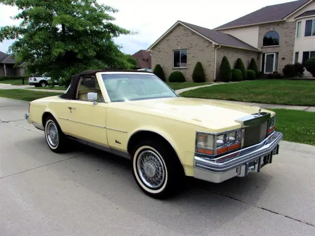 beautiful 1979 cadillac milan two door convertible - low miles - extremely rare!