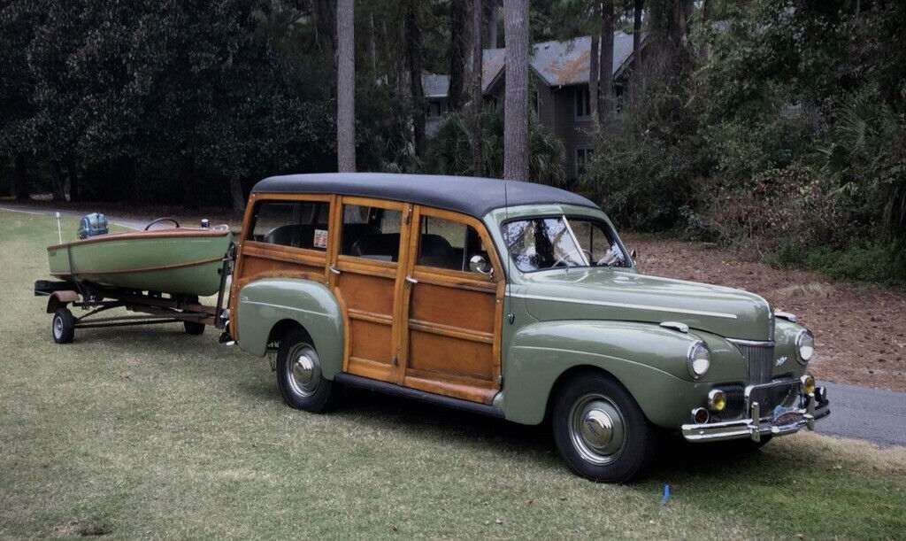 1941 ford super deluxe station wagon ba flathead v8 98,095 miles