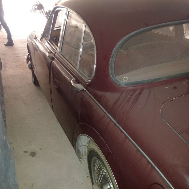 1965 jaguar mark 2 , manual with o/d, 3.8 engine with wire wheels, daily driver
