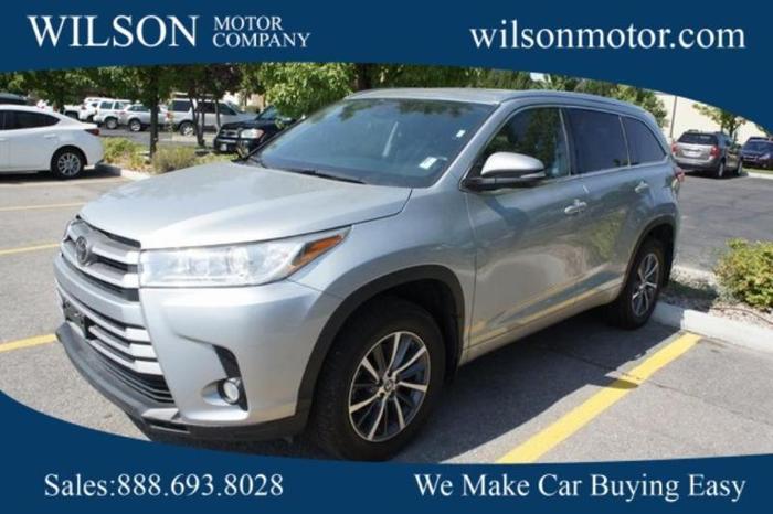 2017 toyota highlander xle awd xle 4dr suv for sale in logan, utah